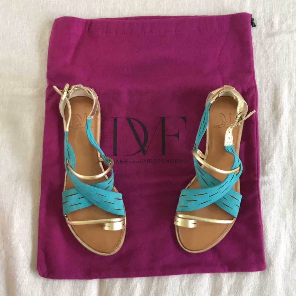 Diane von Furstenberg Kamala sandals, size 6.5